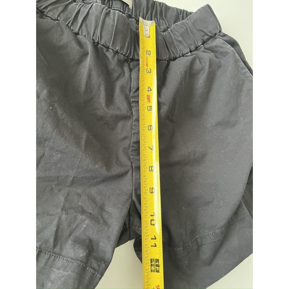 NWOT Everlane Easy Shorts 6 Black Elastic Waist Pull On Pockets Organic Cotton - Picture 9 of 11